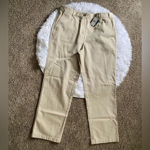 L.L. Bean Khaki Pants Classic Fit Cotton New Womens Size 14